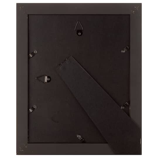 8 Pack: Walnut & Gold Trim Frame with Mat